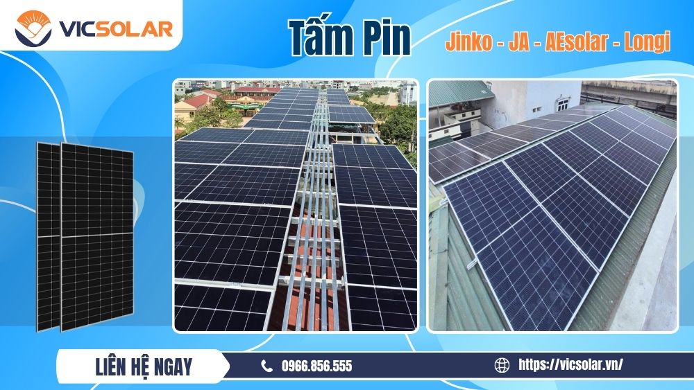 Tấm Pin mặt trời Jinko 590W JKM590M-72HL4-BDV - VIC10