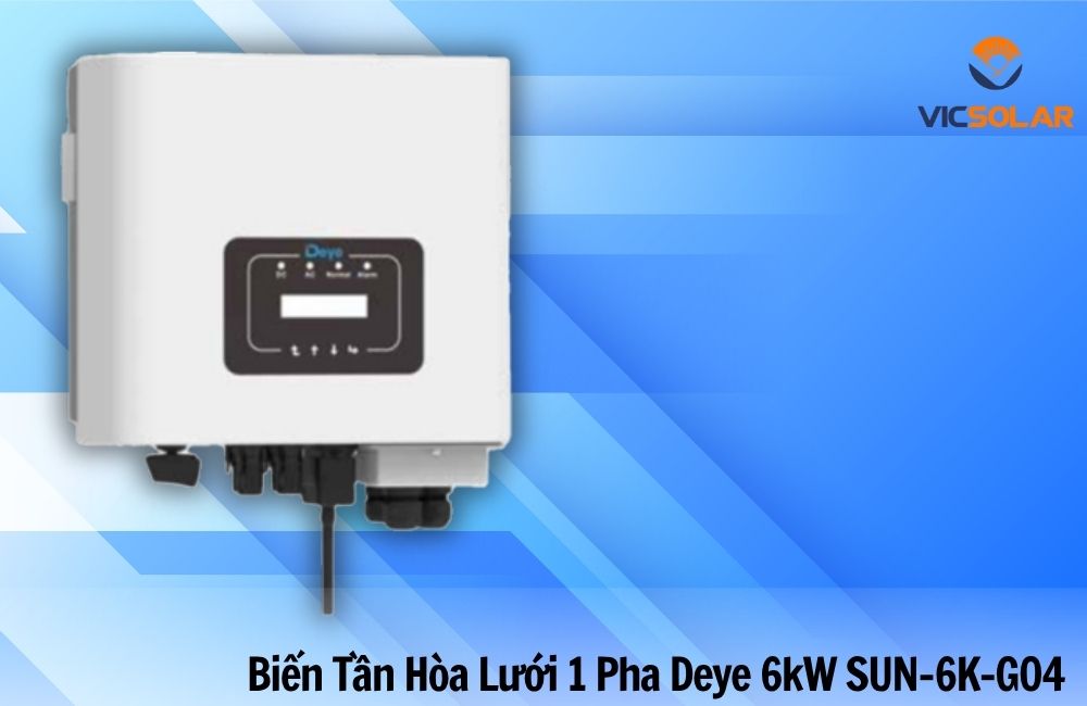 Biến Tần Hòa Lưới 1 Pha Deye 6kW SUN-6K-G04 giá tốt