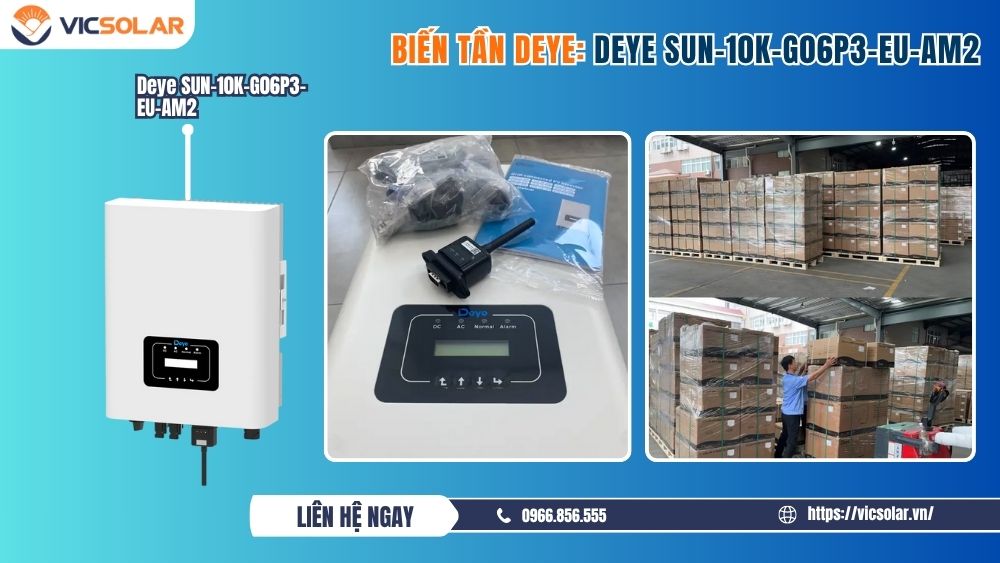 Biến tần hòa lưới Deye SUN-10K-G06P3-EU-AM2: Điểm nổi bật