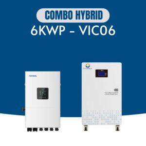 Bộ năng lượng mặt trời gia đình 6kw có lưu trữ VIC06