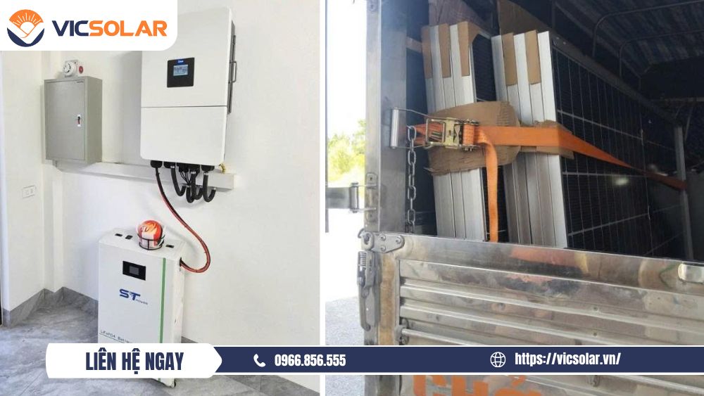 Cấu hình hệ thống điện mặt trời 22kw tại Tân Thanh - Ninh Bình