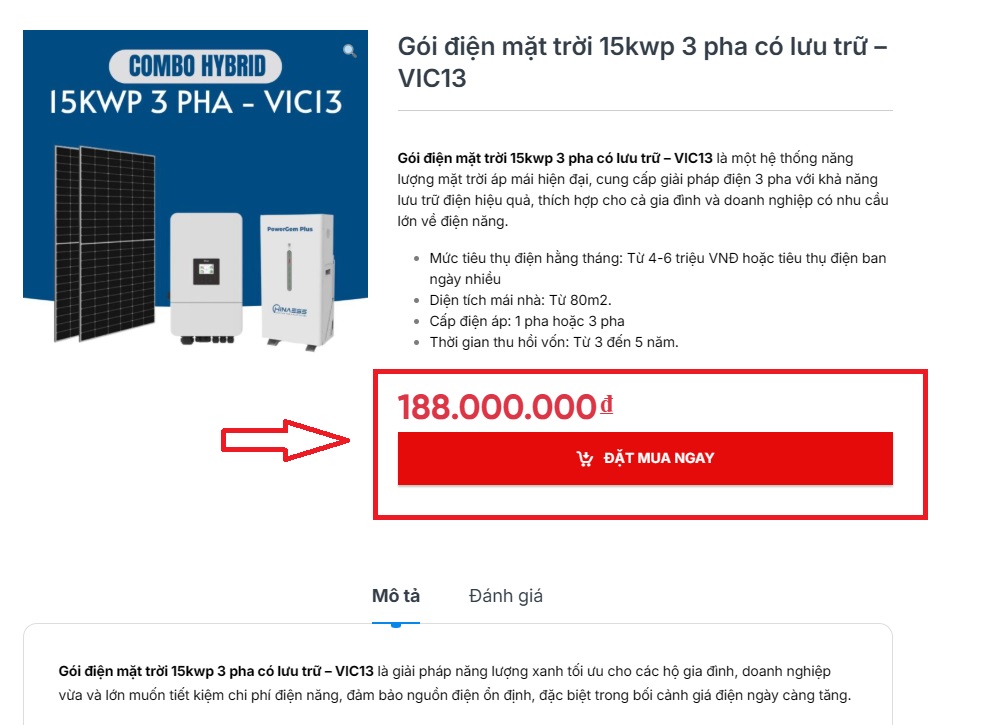 Đặt mua sản phẩm