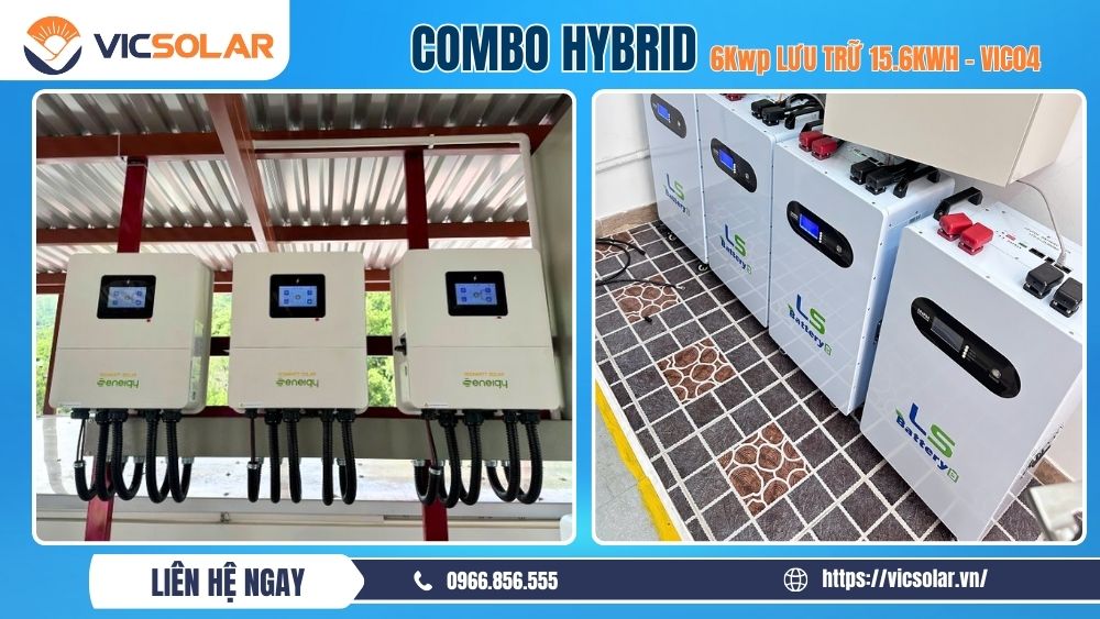 Giới Thiệu Về Combo tự lắp điện mặt trời 6kw lưu trữ 15kwh VIC04 - 2
