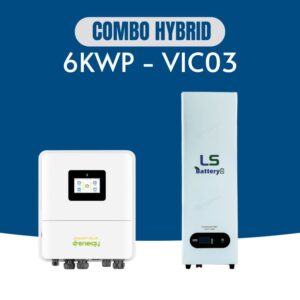 Hệ thống điện năng lượng mặt trời 6kw lưu trữ 7.5kwh VIC03