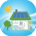 icon bộ năng lượng mặt trời
