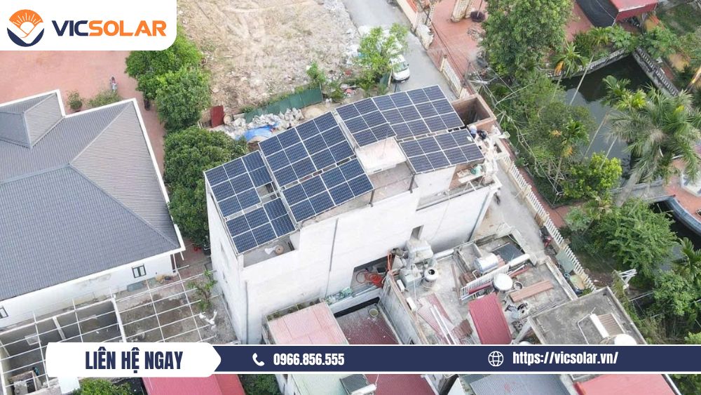 Lắp đặt điện mặt trời 20kw tại Bắc Ninh