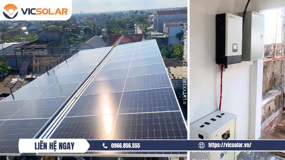 Lắp đặt điện mặt trời tại Thái Binh