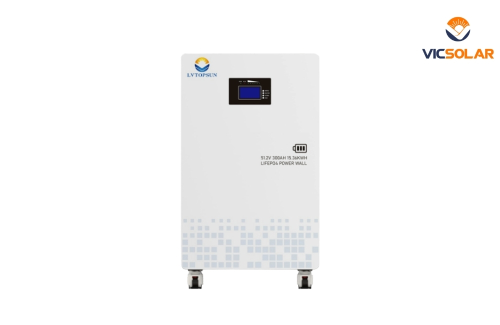 Pin Lưu Trữ Lvtopsun 51.2v300Ah 15.36kWh chính hãng