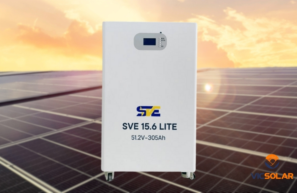Pin Lưu Trữ SVE 15.6 Lite 51.2V-305Ah cao cấp
