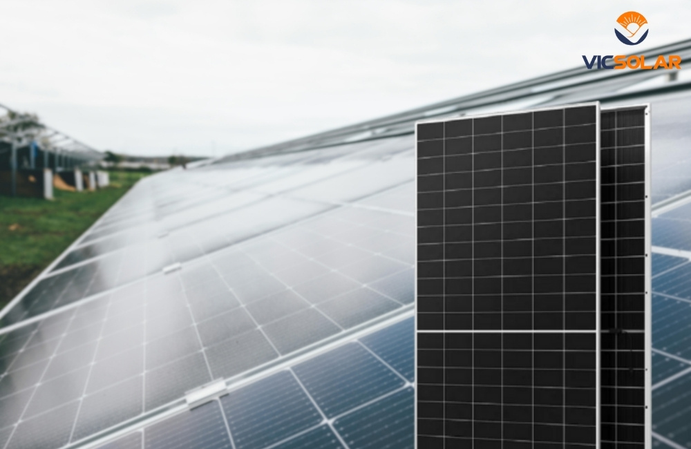 Tấm Pin mặt trời AE Solar 600-620W CMER-132BDS ảnh thật