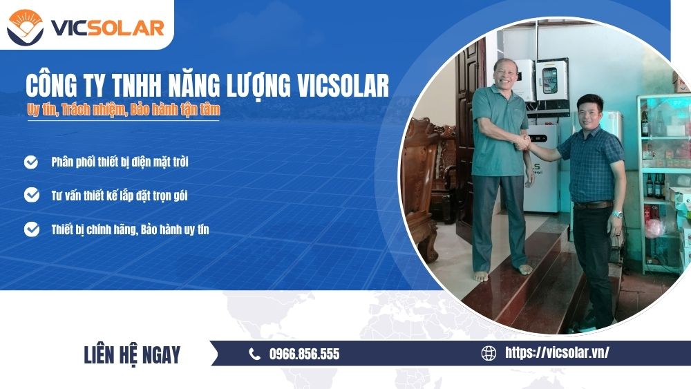 Vì sao lựa chọn công ty Vic solar mua pin lưu trữ LS