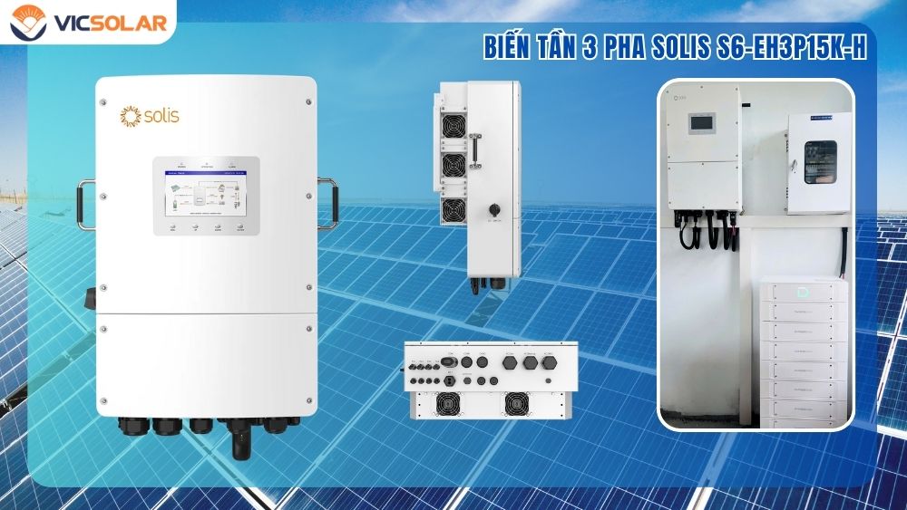 Biến tần 3 pha Solis S6-EH3P15K-H: Điểm nổi bật