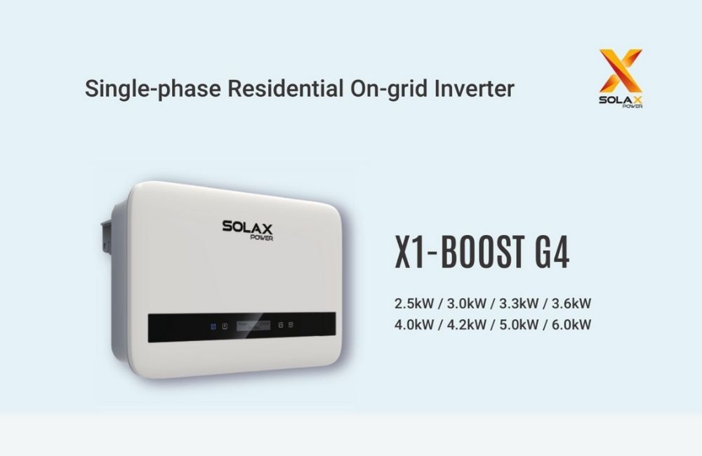 Biến Tần Bám Tải SOLAX 1 Pha 6KW X1-BOOST-6-G4 cao cấp
