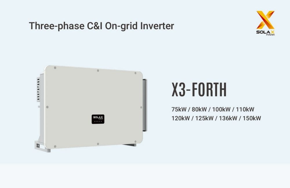 Biến Tần Bám Tải SOLAX 99.9kW 3 Pha X3-FORTH-99.9 chính hãng