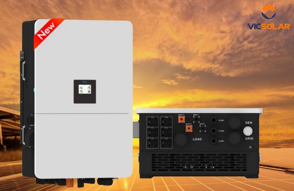 Biến tần hybrid 3 Pha áp cao Deye 20Kw SUN-80K-SG02HP3-EU-EM6 cao cấp