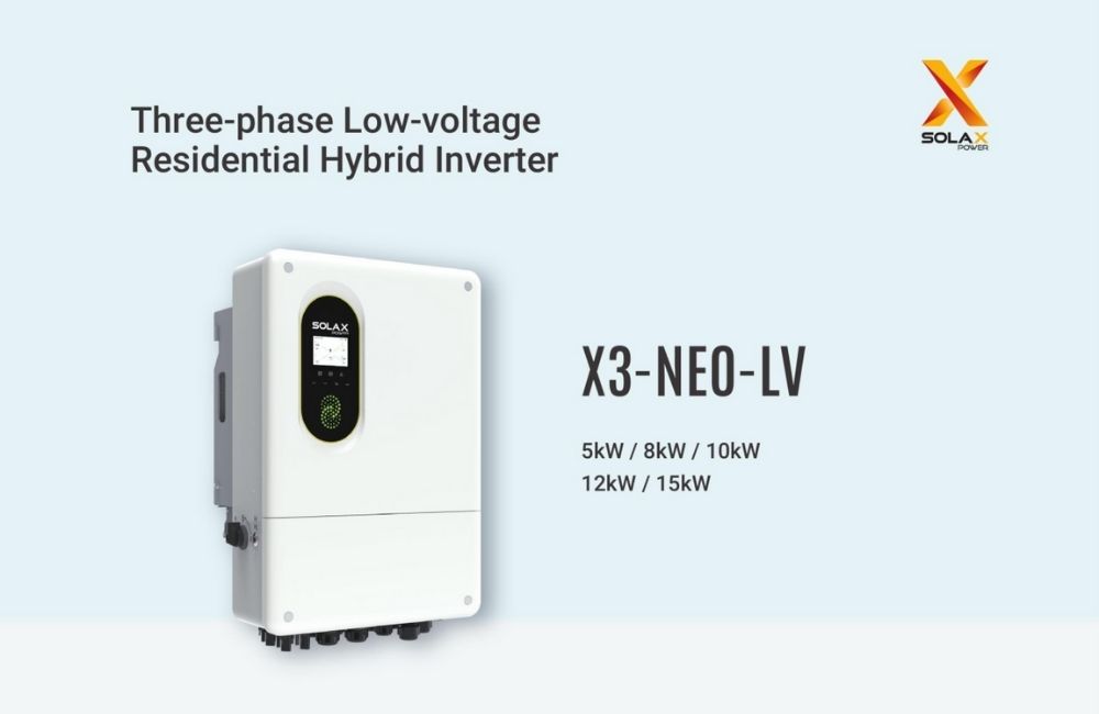 Biến tần Hybrid Solax 10kw X3-NEO-10K-LV giá rẻ