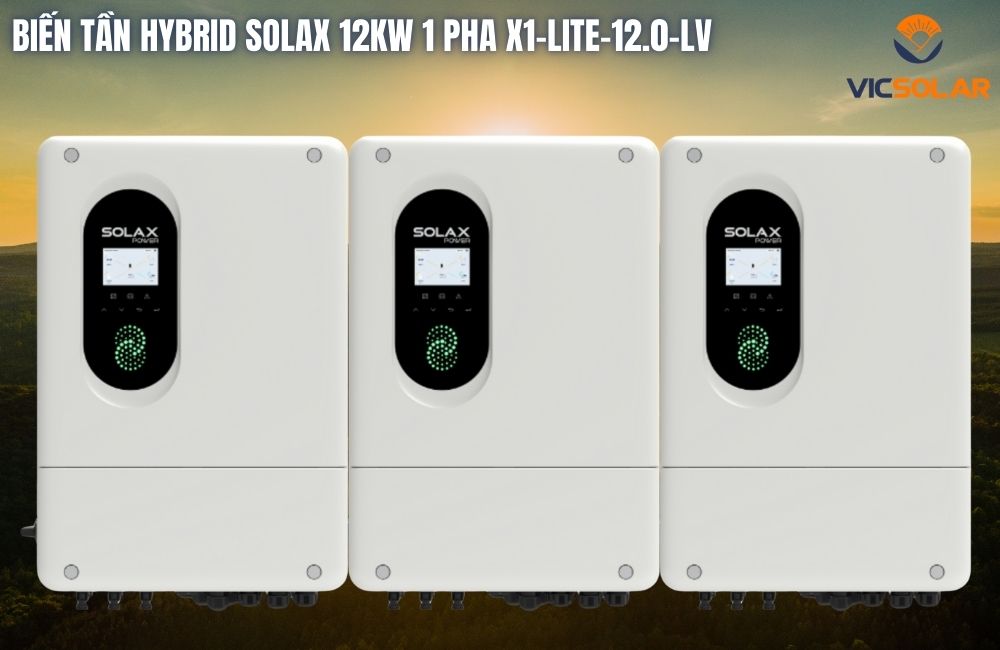 Biến tần Hybrid Solax 12kW 1 Pha X1-LITE-12.0-LV giá tốt
