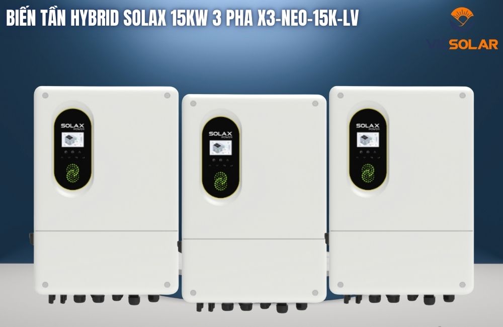 Biến tần Hybrid Solax 15kW 3 Pha X3-NEO-15K-LV giá tốt