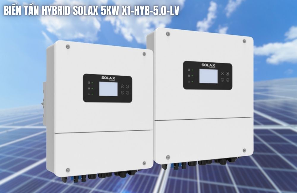 Biến tần Hybrid SolaX 5kW X1-HYB-5.0-LV cao cấp