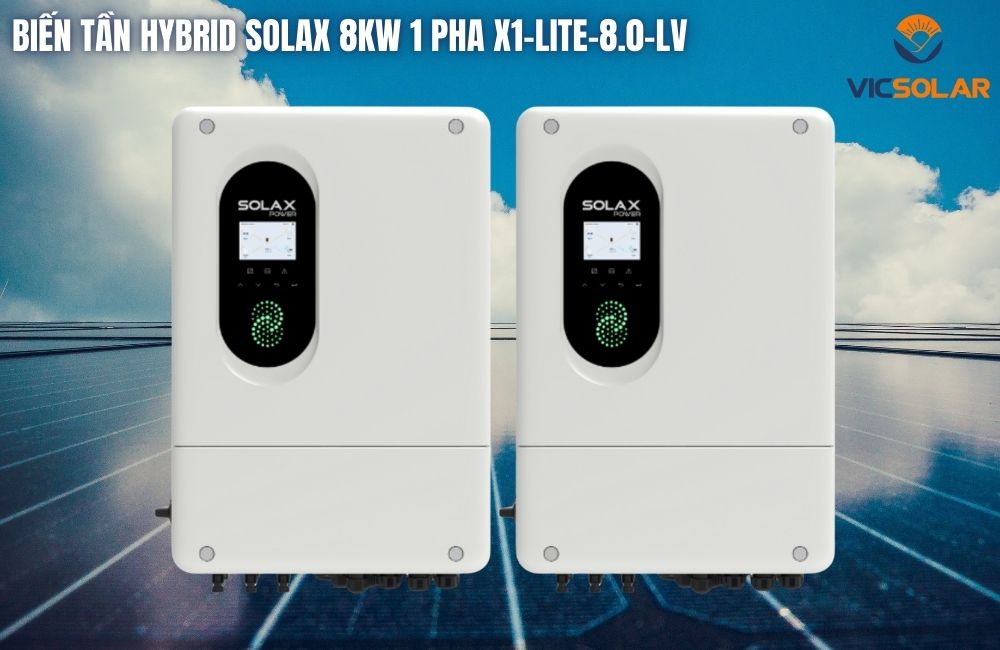 Biến tần Hybrid Solax 8kW 1 Pha X1-LITE-8.0-LV chính hãng
