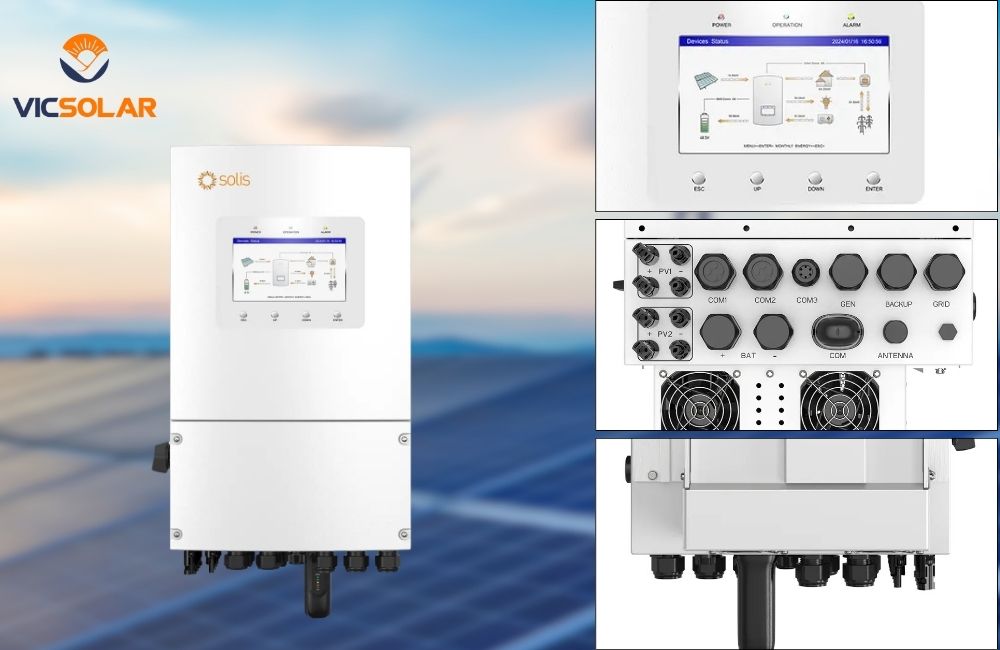 Biến tần Hybrid Solis 8kW S6-EH1P8K-L-PLUS chi tiết