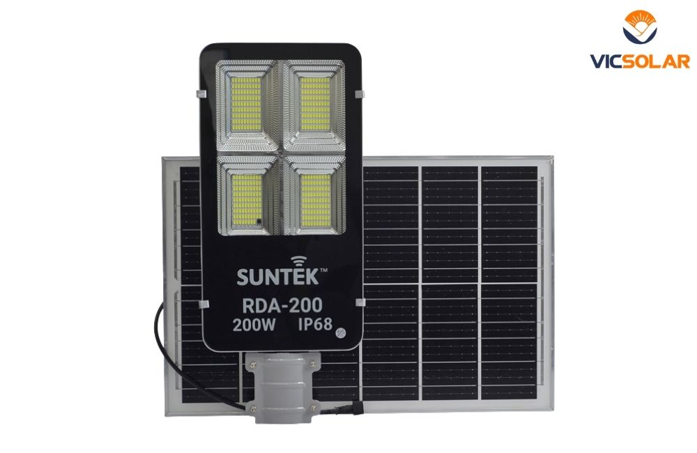 Đèn Đường Năng Lượng Mặt Trời Suntek RDA-200 cao cấp