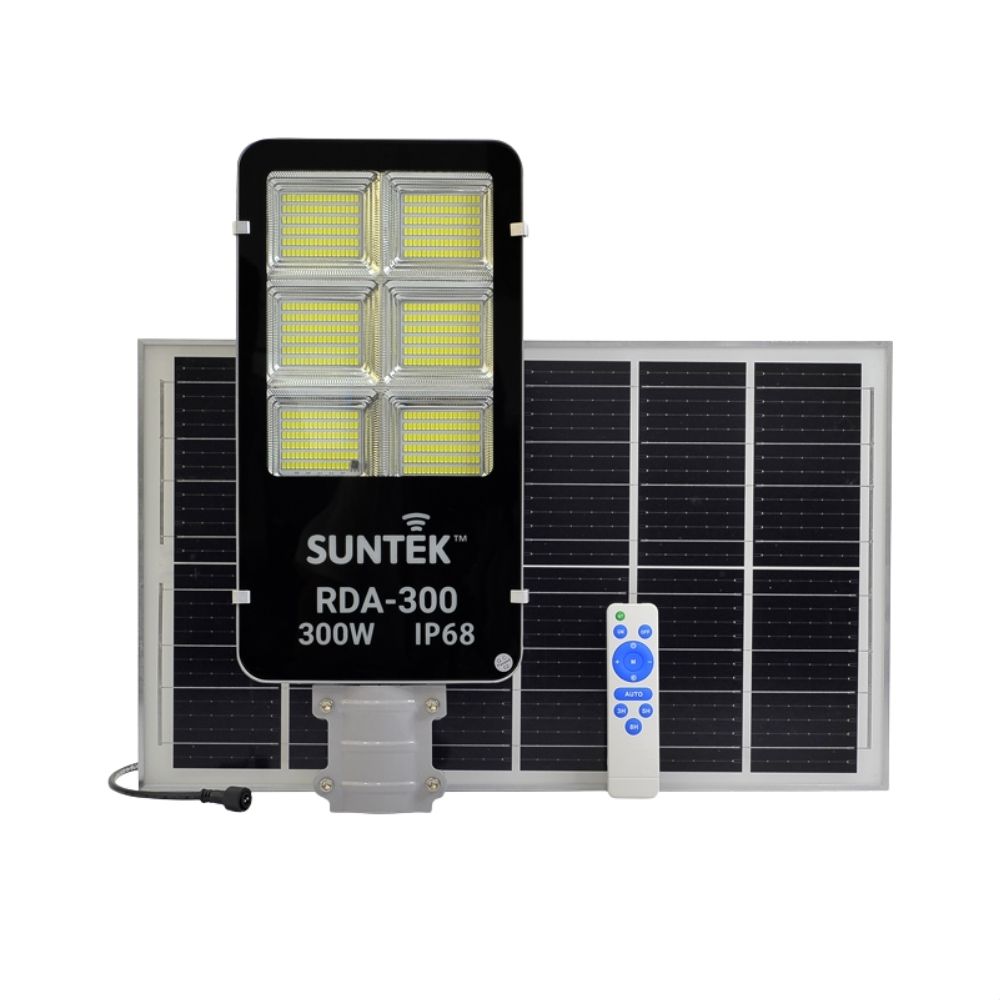 Đèn Đường Năng Lượng Mặt Trời SUNTEK RDA-300 ảnh thật