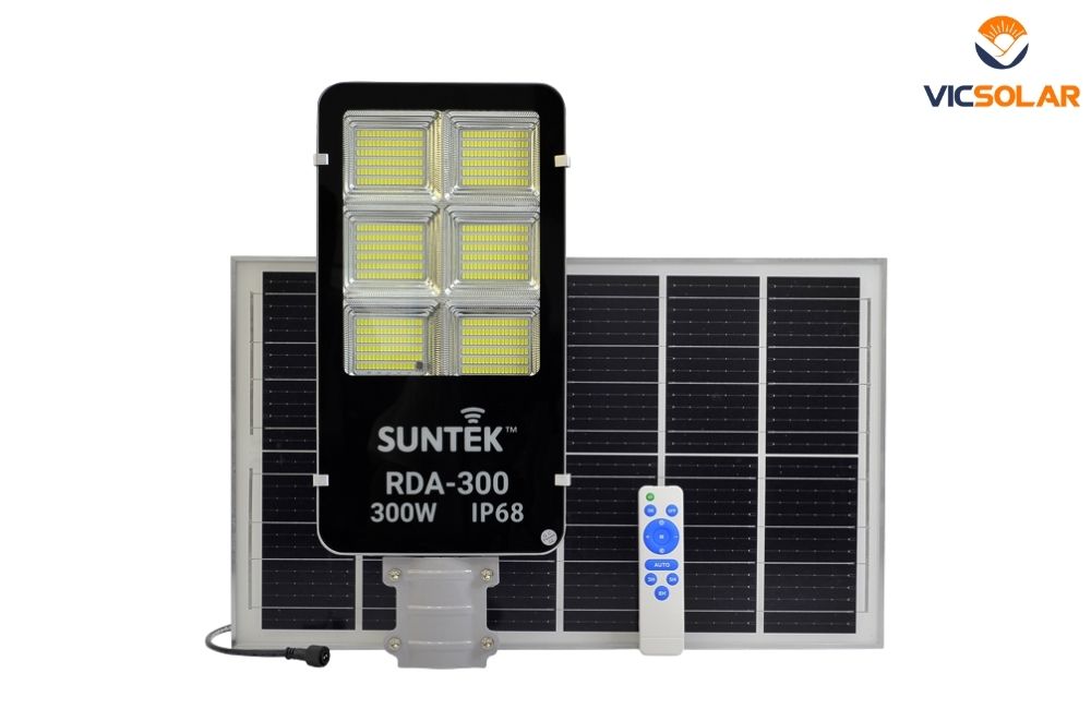 Đèn Đường Năng Lượng Mặt Trời SUNTEK RDA-300 cao cấp