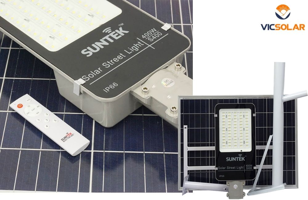 Đèn Đường Năng Lượng Mặt Trời SUNTEK S400 chính hãng