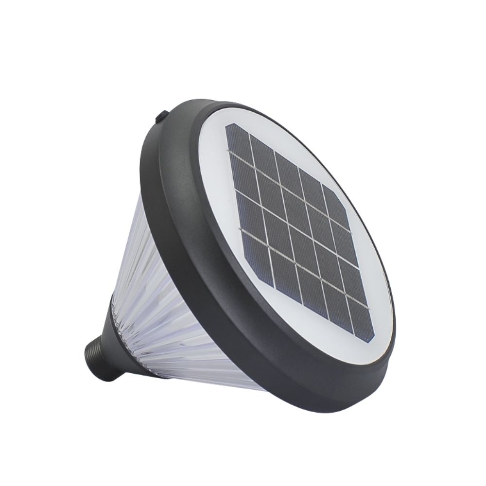 Đèn Sân Vườn Năng Lượng Mặt Trời SUNTEK-GD02 mặt nghiêng