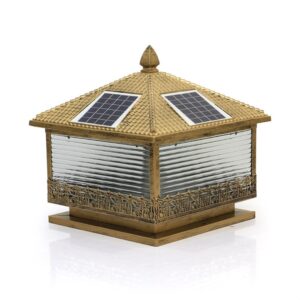 Đèn Trụ Cổng Năng Lượng Mặt Trời SUNTEK TC03 ảnh thật