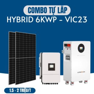 Combo điện mặt trời tự lắp 6kw vic23