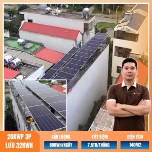 27kWp lưu 32kWh