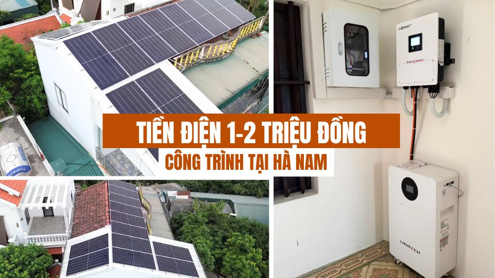 Bảng giá Chi phí lắp đặt điện năng lượng mặt trời mái nhà