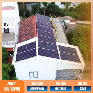 7kWp lưu 16kWh