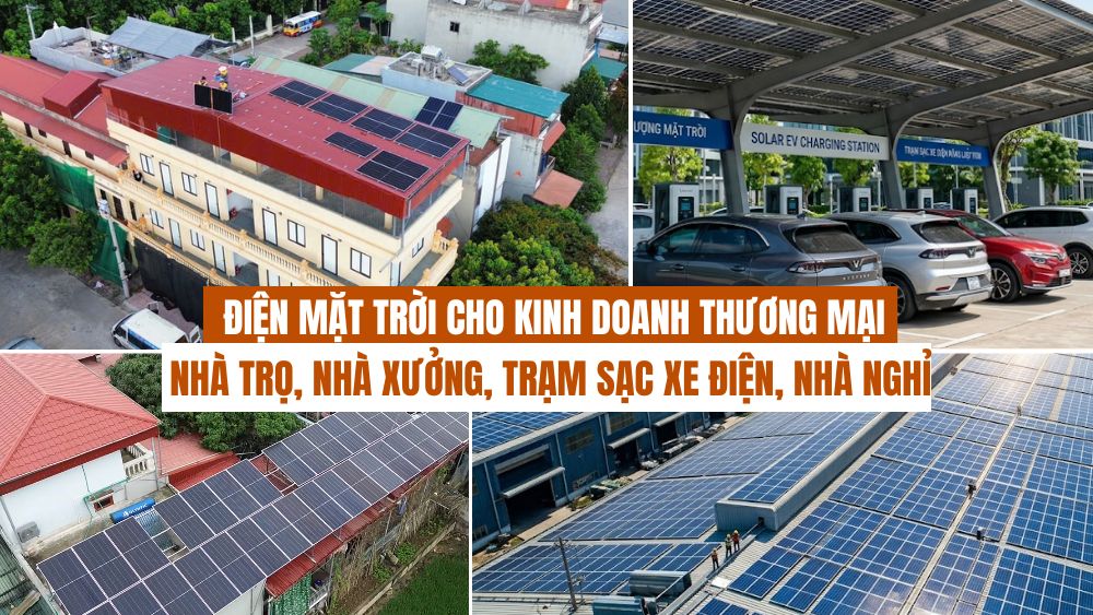  Chi phí lắp đặt điện mặt trời cho doanh nghiệp, kinh doanh