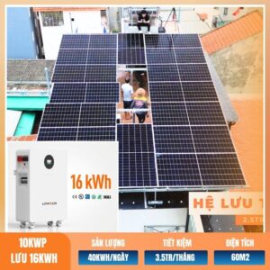10 kWp lưu 16kWh