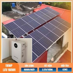 11kWp lưu 16kWh