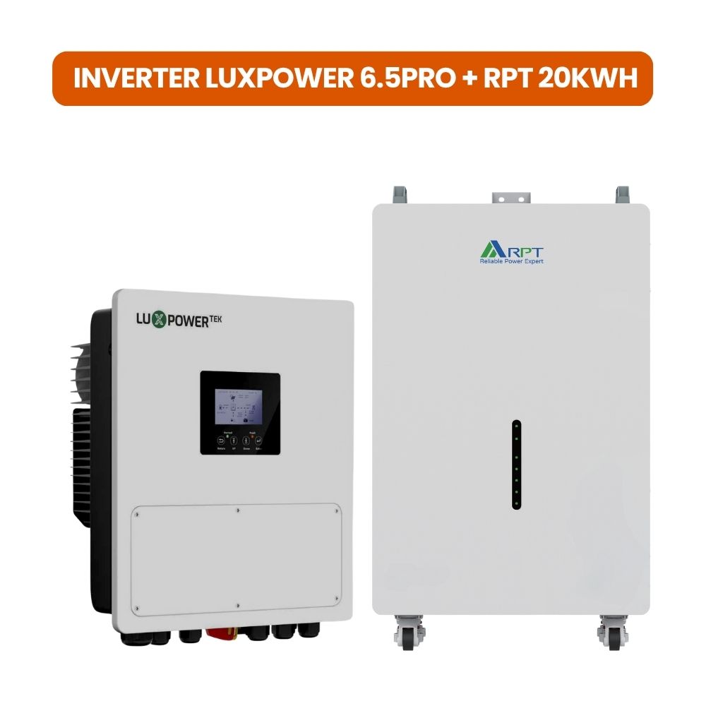 Bộ điện mặt trời Luxpower 6.5Pro pin RPT 20kWh VIC33