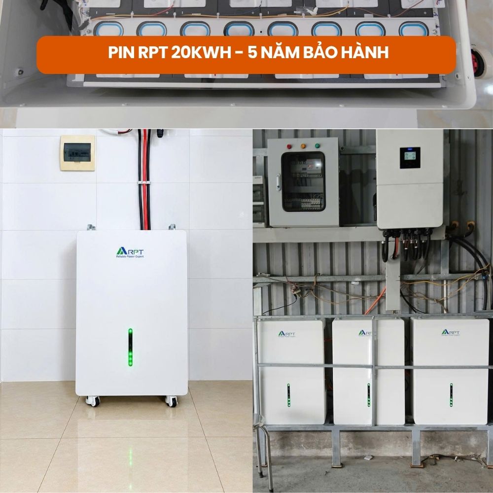Pin lưu trữ RPT 20kwh vic33