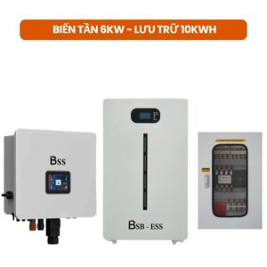 Bộ điện mặt trời gia đình BSS 6kW lưu trữ 10kWh VIC41