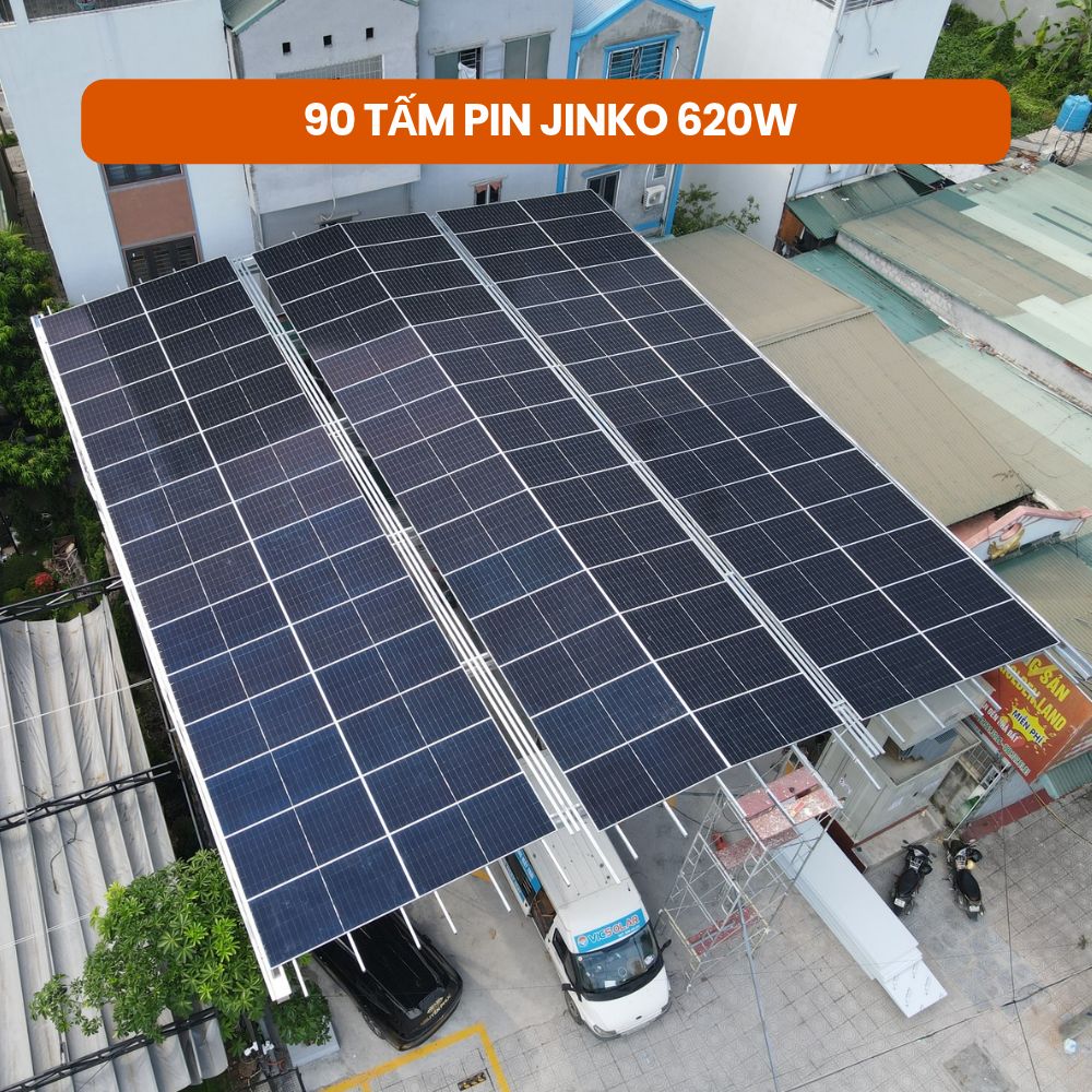 Điện mặt trời 55kWp sạc được bao nhiêu ô tô điện?
