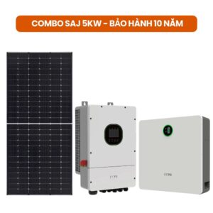 Gói lắp đặt điện năng lượng mặt trời SAJ 5kW – VIC 36